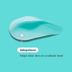 Proactiv MD gel texture close-up highlighting lightweight, fast-absorbing benefit