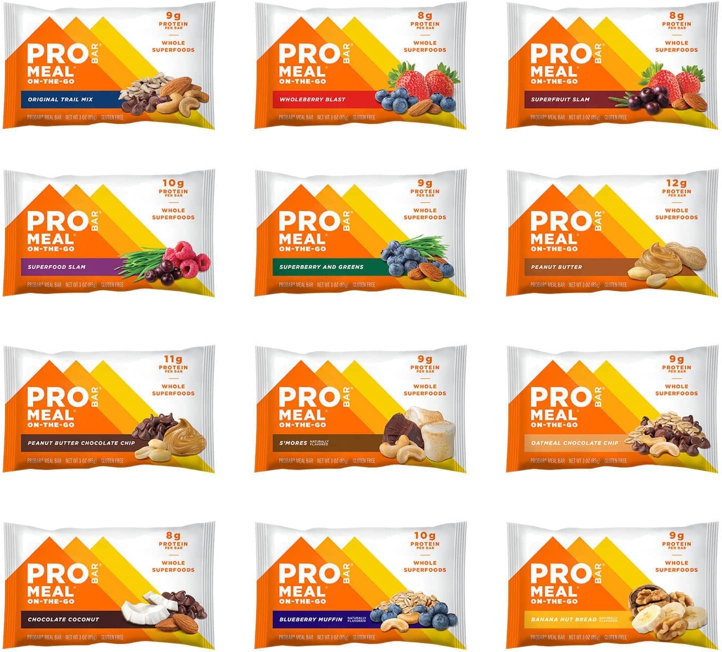 PROBAR single MEAL bar unwrapped revealing whole oats and nut pieces for sustained energy