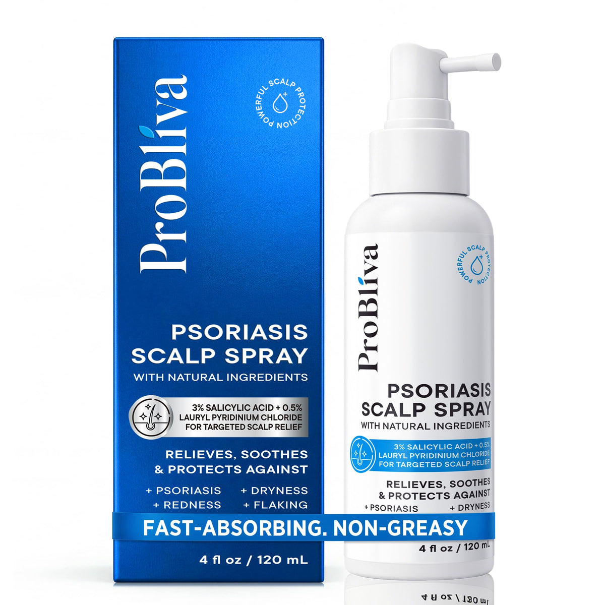 ProBliva spray front packaging shows clear label and compact bottle for targeted relief
