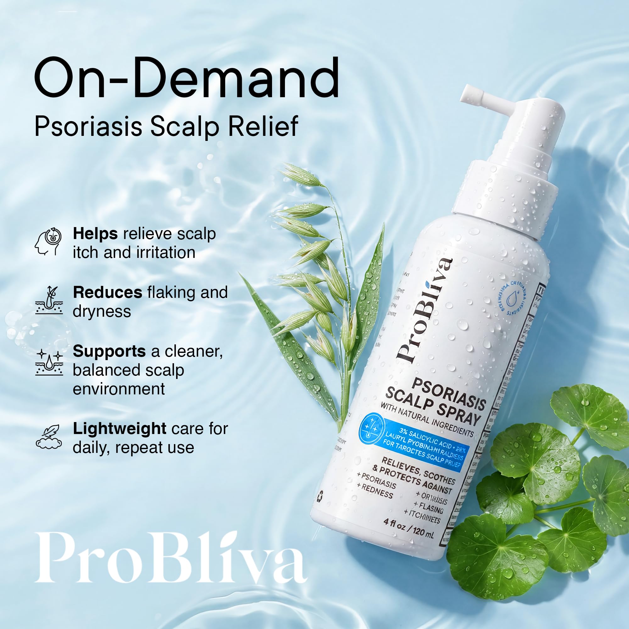 ProBliva nozzle close-up demonstrating precision application for spot treatment benefit