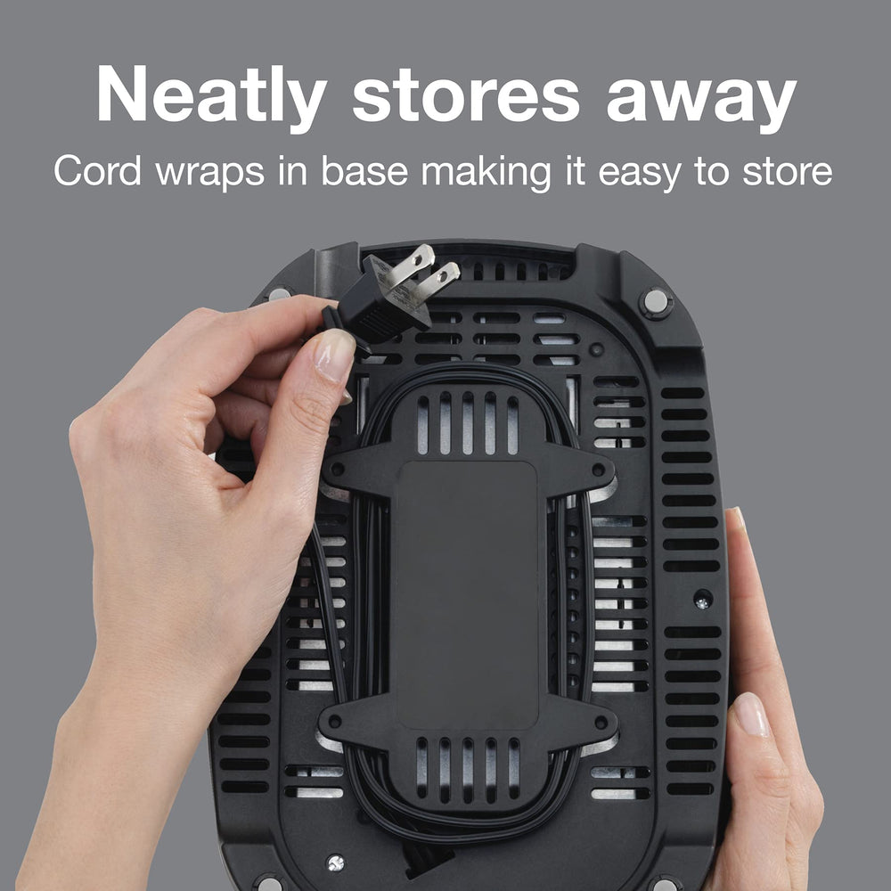 Proctor Silex base cord wrap storing power cord neatly to save space