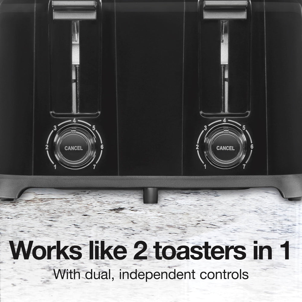 Proctor Silex extra-wide slot close-up fitting thick bread and bagels easily