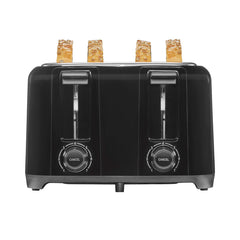 Proctor Silex front view showing four-slice toaster for faster breakfast prep