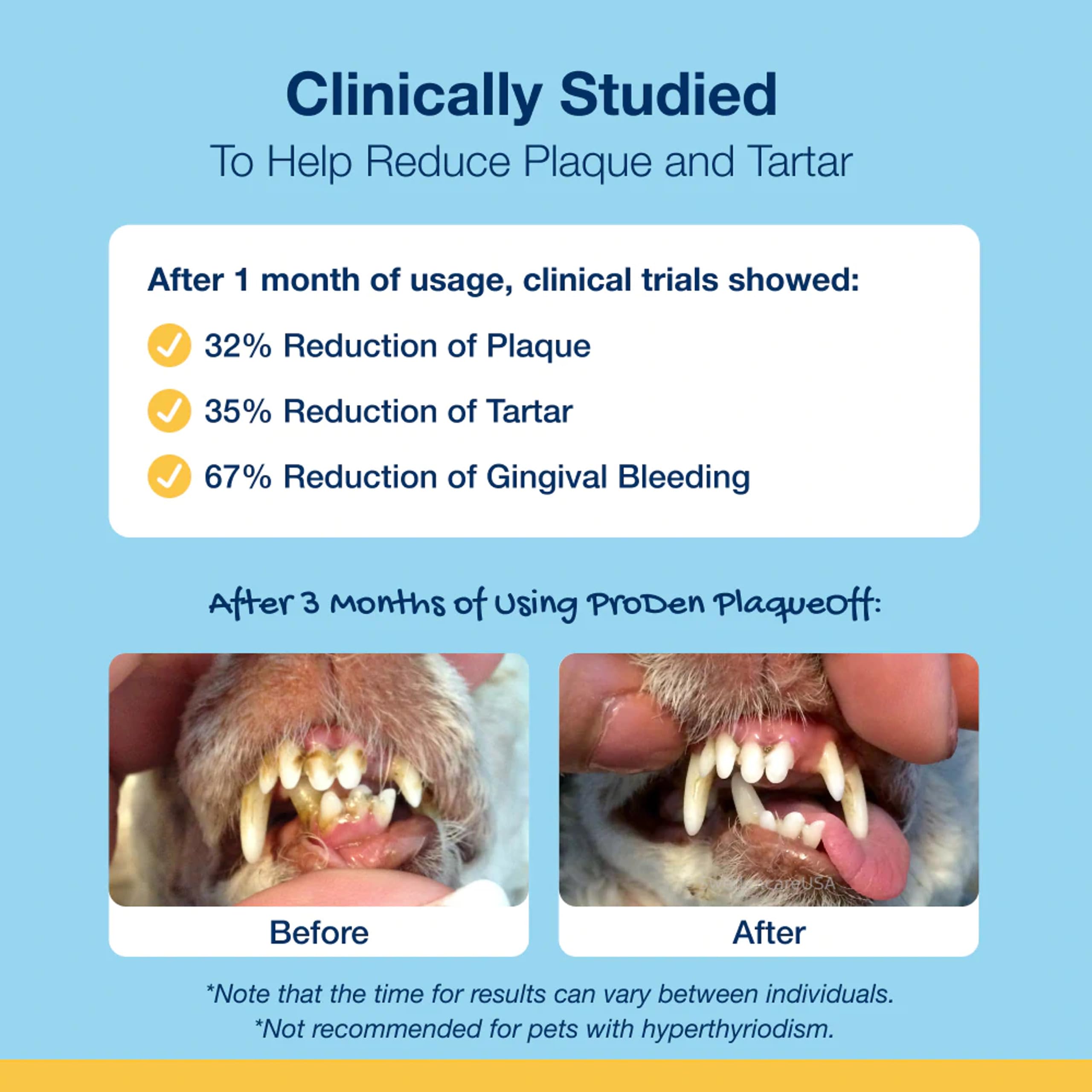 ProDen PlaqueOff dog chewing bone demonstrating chewing engagement and oral action