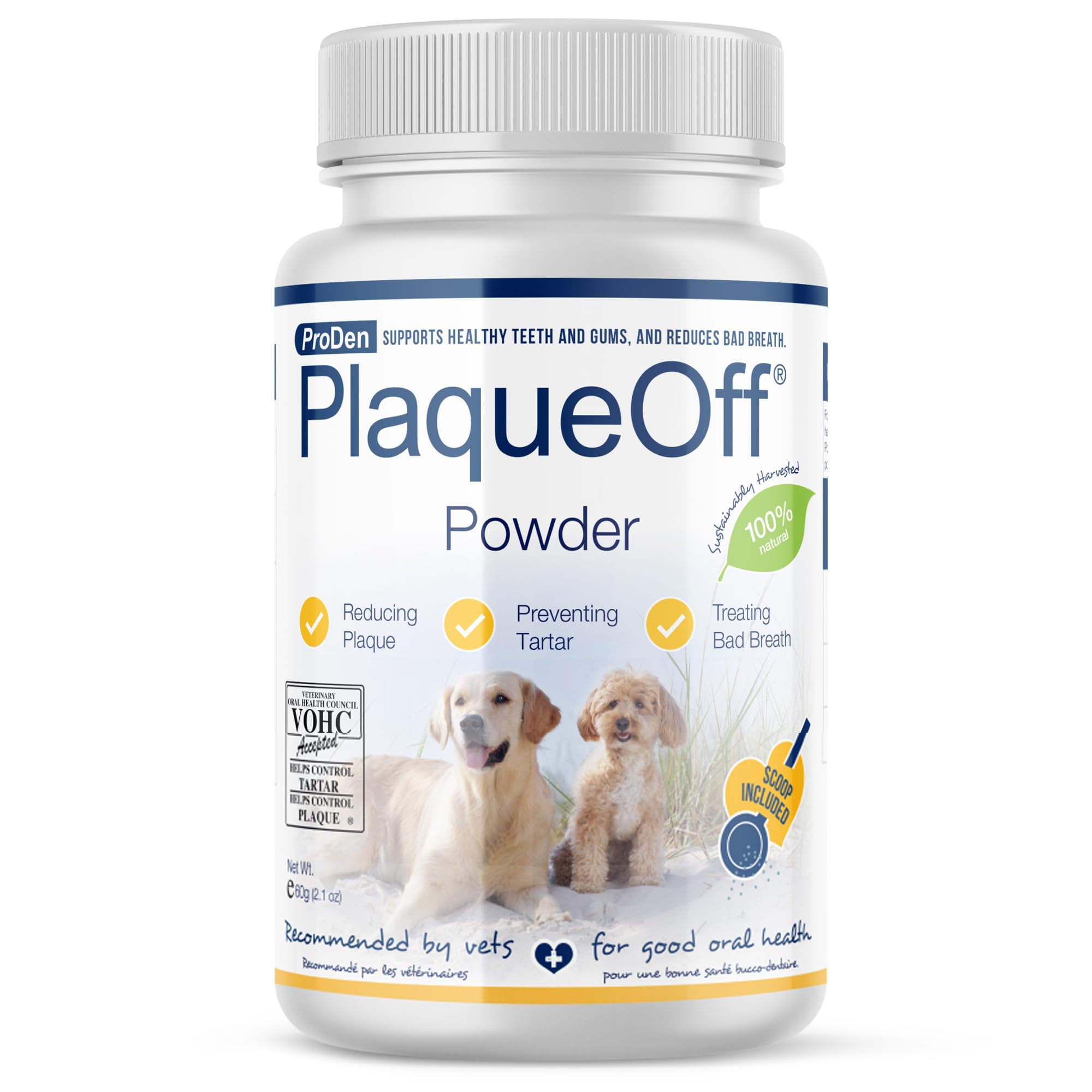 ProDen PlaqueOff front packaging showing clean design and product name for trust