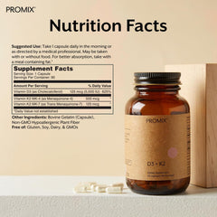 ProMix Nutrition capsule close-up highlighting smooth coating and purity