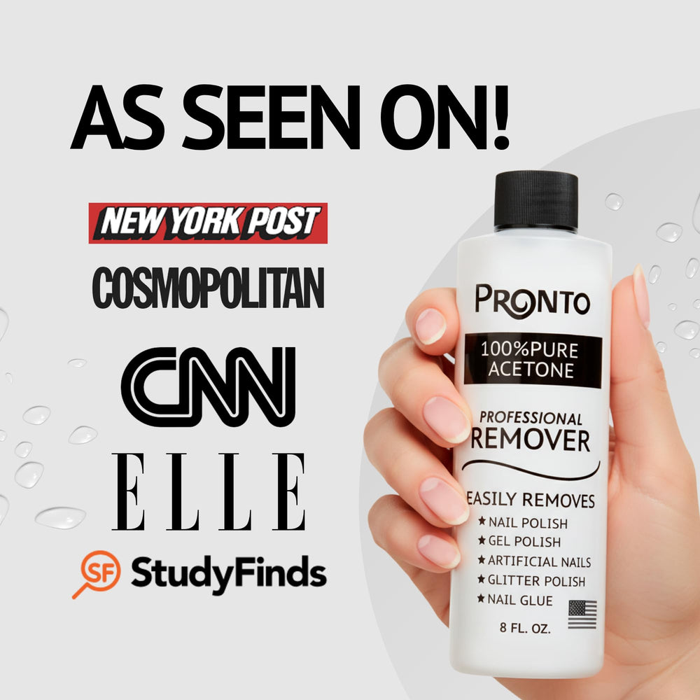 Pronto bottle beside cotton pads illustrating easy application benefit