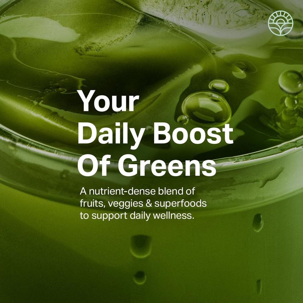 Proper The Greens mixing in a glass of water illustrating easy daily preparation benefit