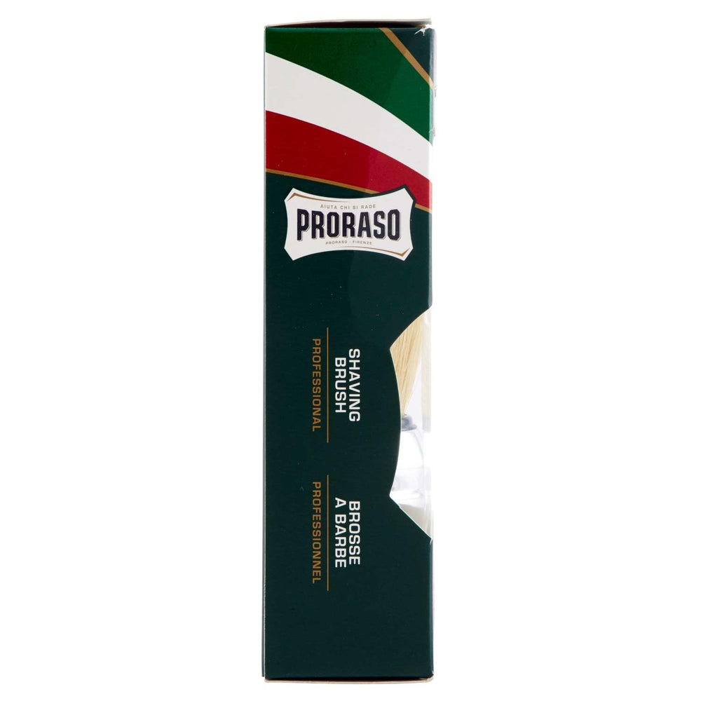 Proraso closeup of natural boar bristles highlighting rich lather build