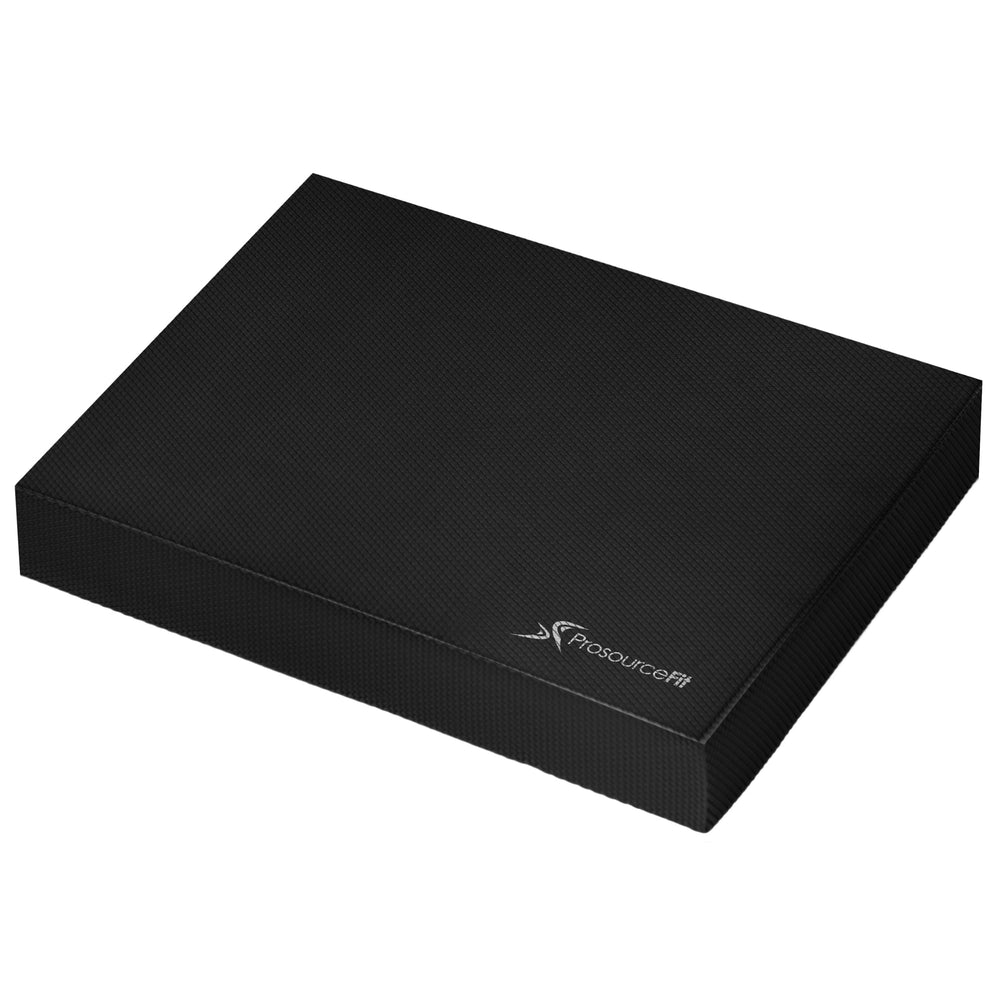 ProsourceFit balance pad front view showing textured non-slip surface and stability benefit
