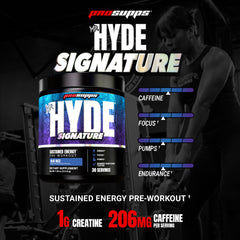 ProSupps Mr. Hyde powder texture close-up highlighting mixability and fine grind benefit