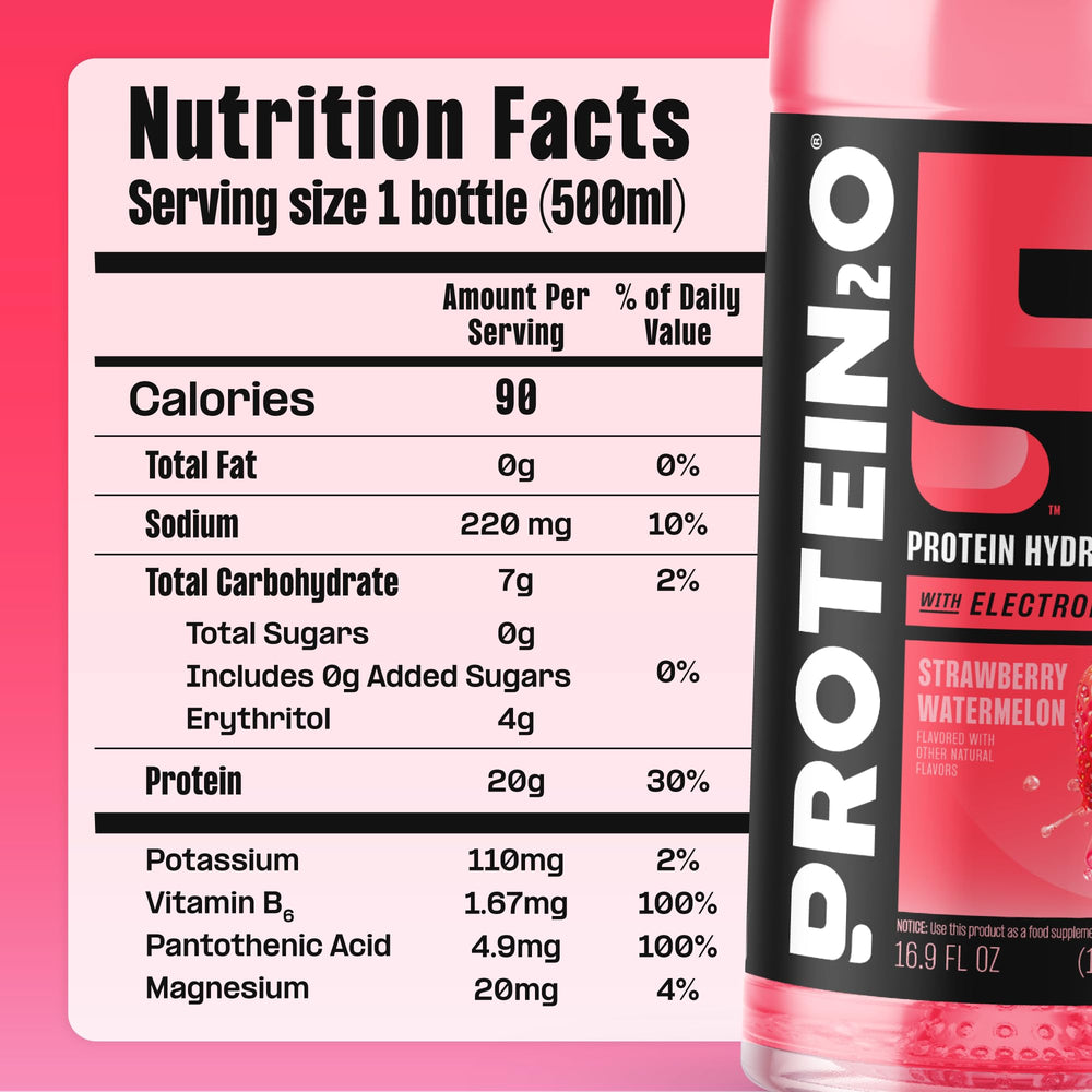 Protein2o on office desk showing convenient hydration and focused energy