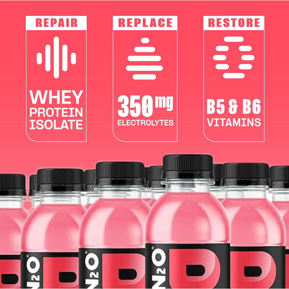 Protein2o nutrition label and ingredients showing clean, transparent formula