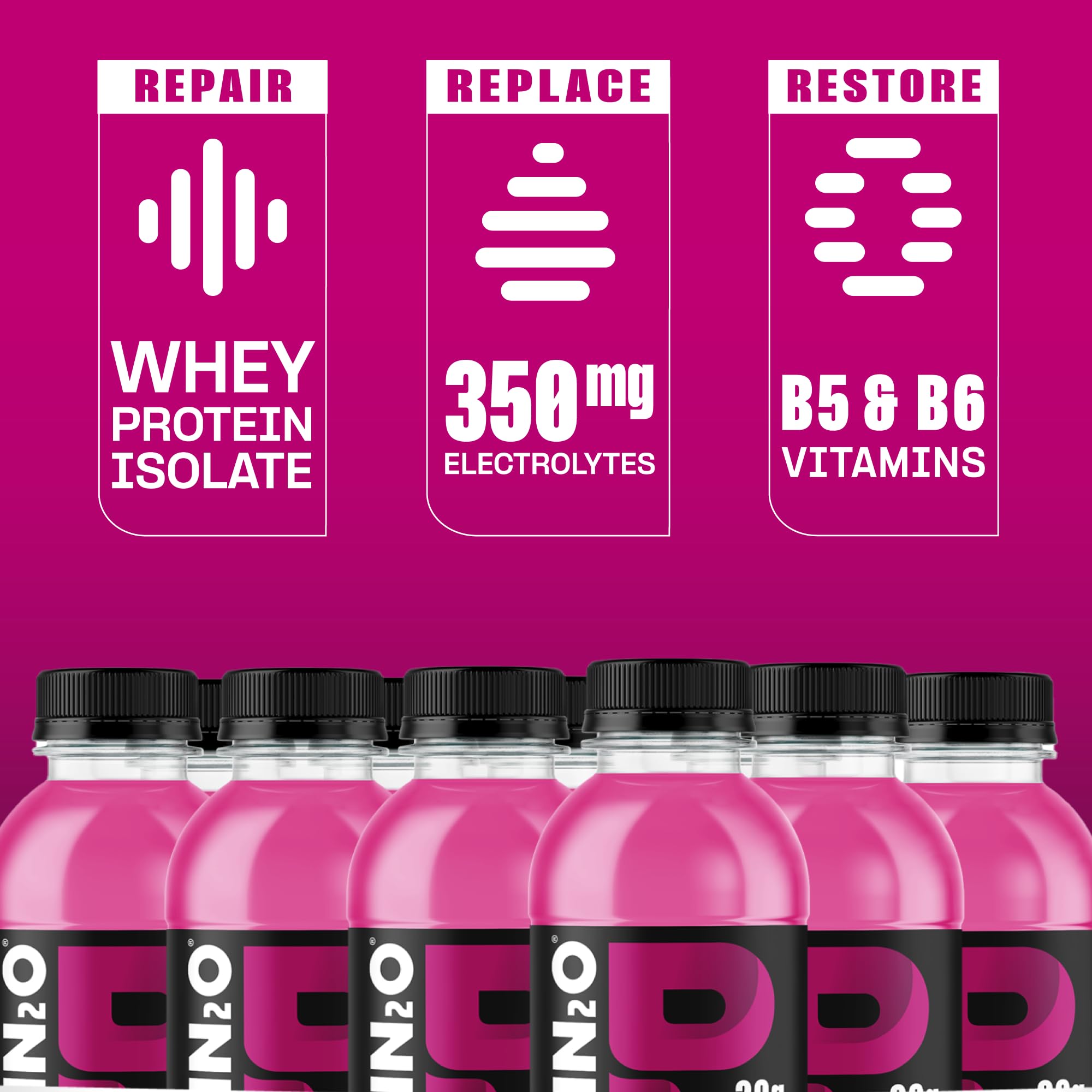 Protein2o bottle on gym towel illustrating post-workout hydration benefit