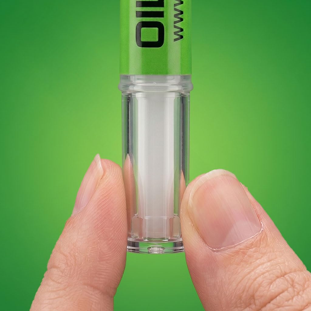 Generic proudle OilStick vibrant label visible in drawer for quick identification benefit