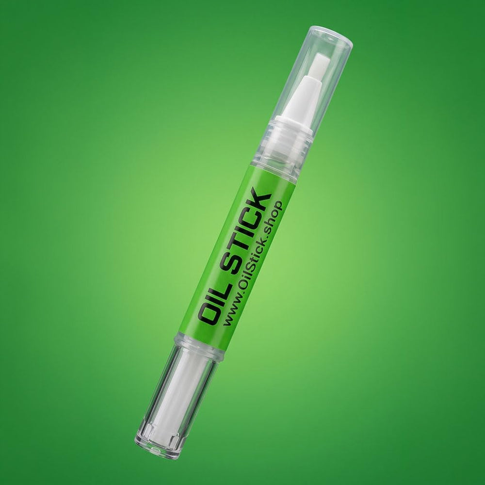 Generic proudle OilStick on a workbench with tools illustrating easy maintenance workflow