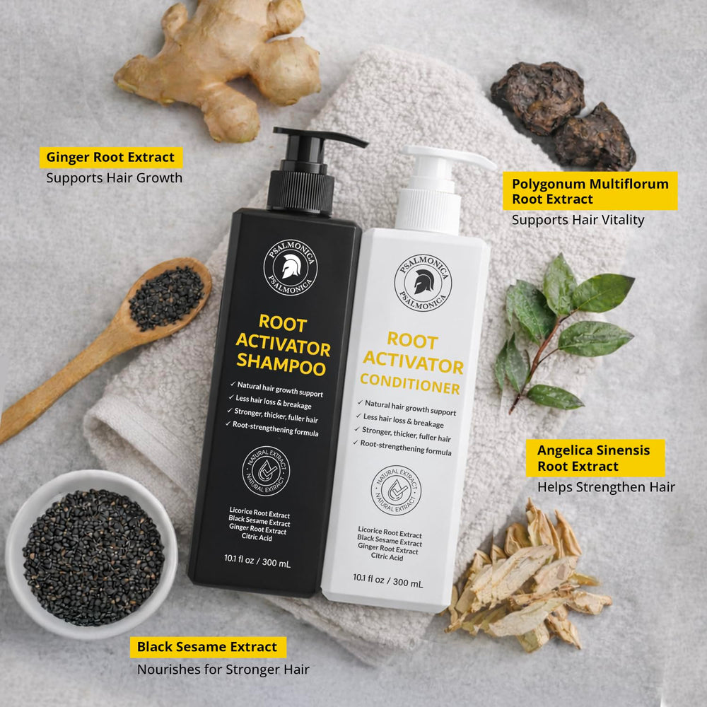 Psalmonica botanical ingredients flatlay with herbs to illustrate natural formulation benefits