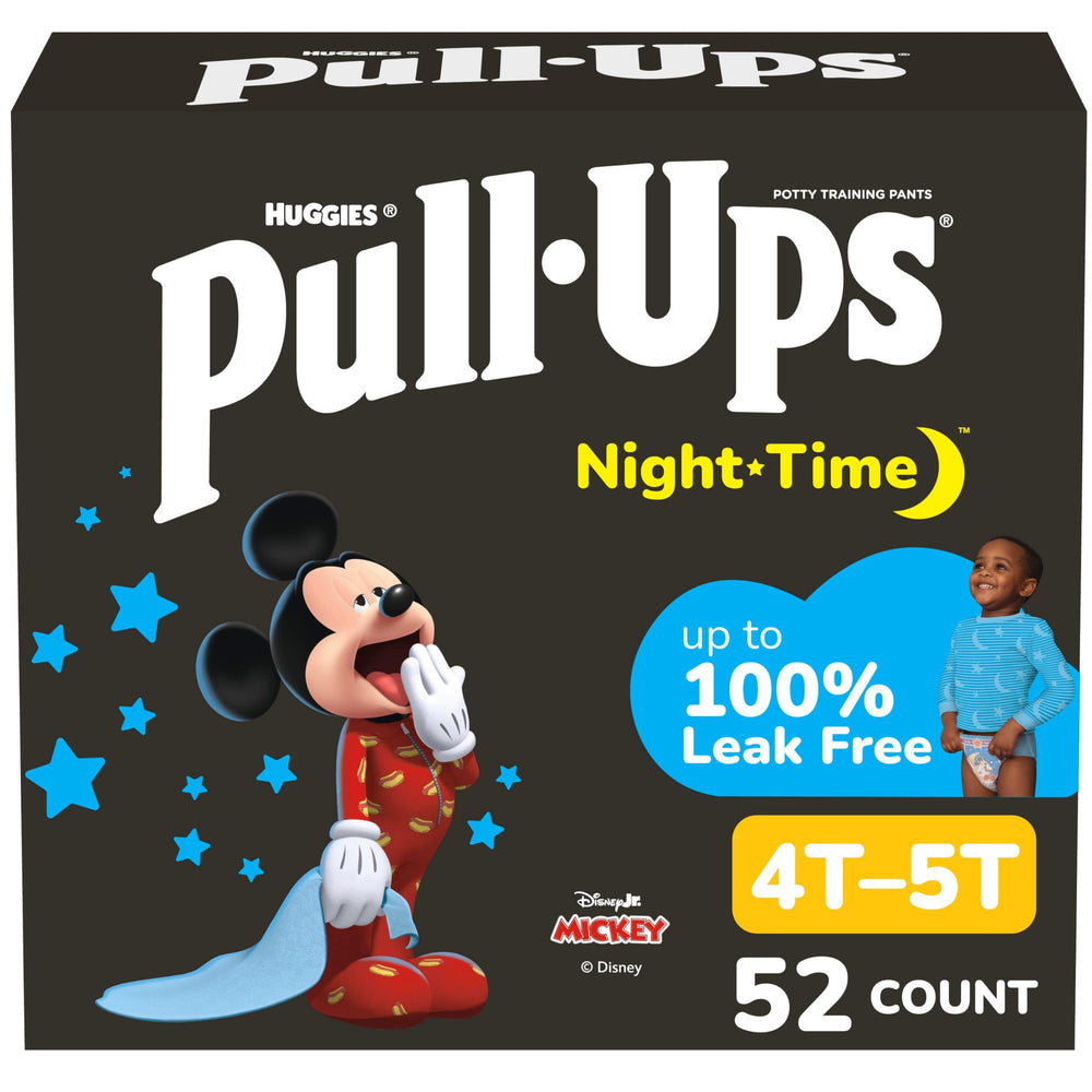 Pull-Ups front packaging showing size and count for easy identification and convenience