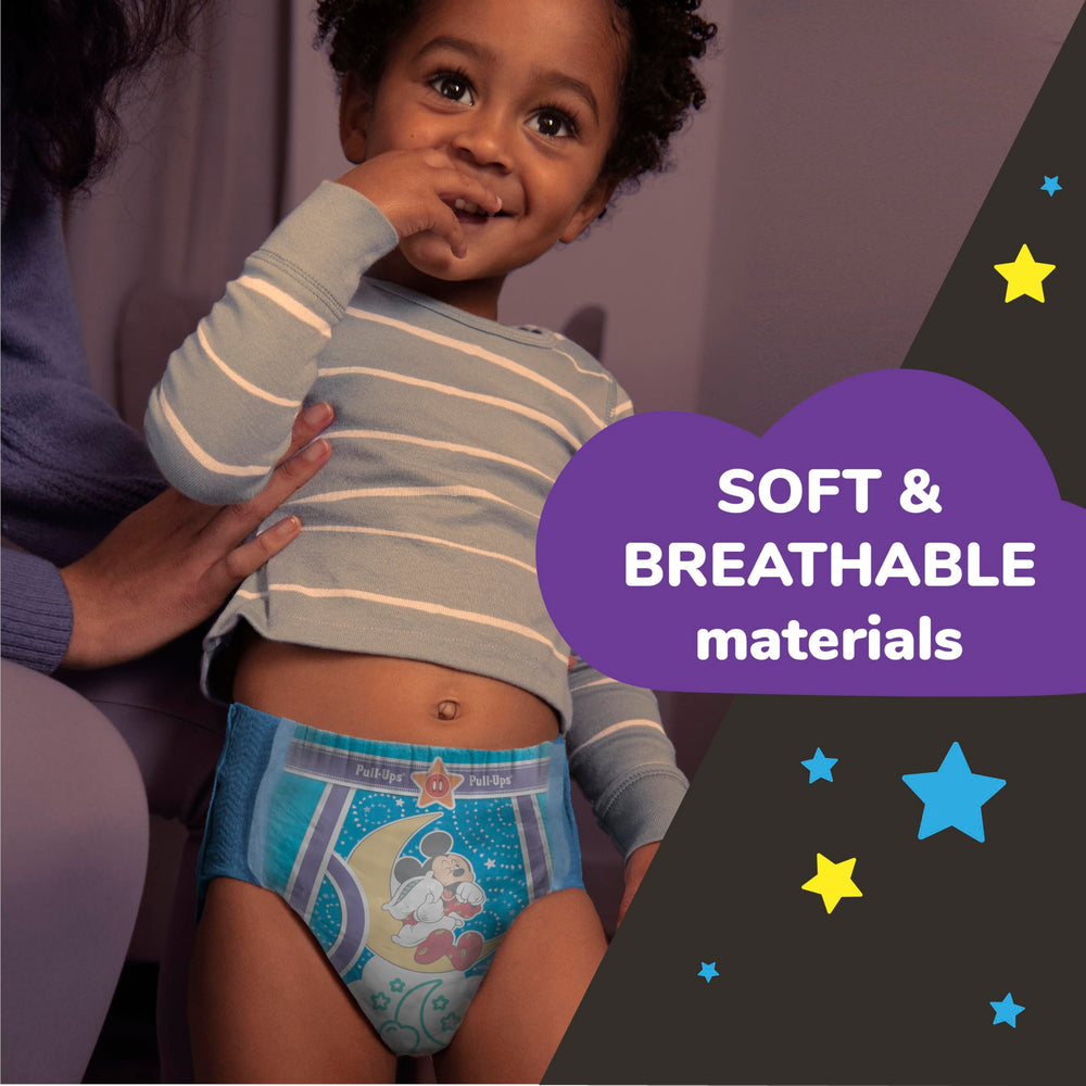 Pull-Ups fabric close-up showing soft breathable material for skin comfort