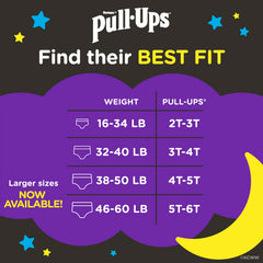 Pull-Ups close-up of absorbent core highlighting overnight protection benefit