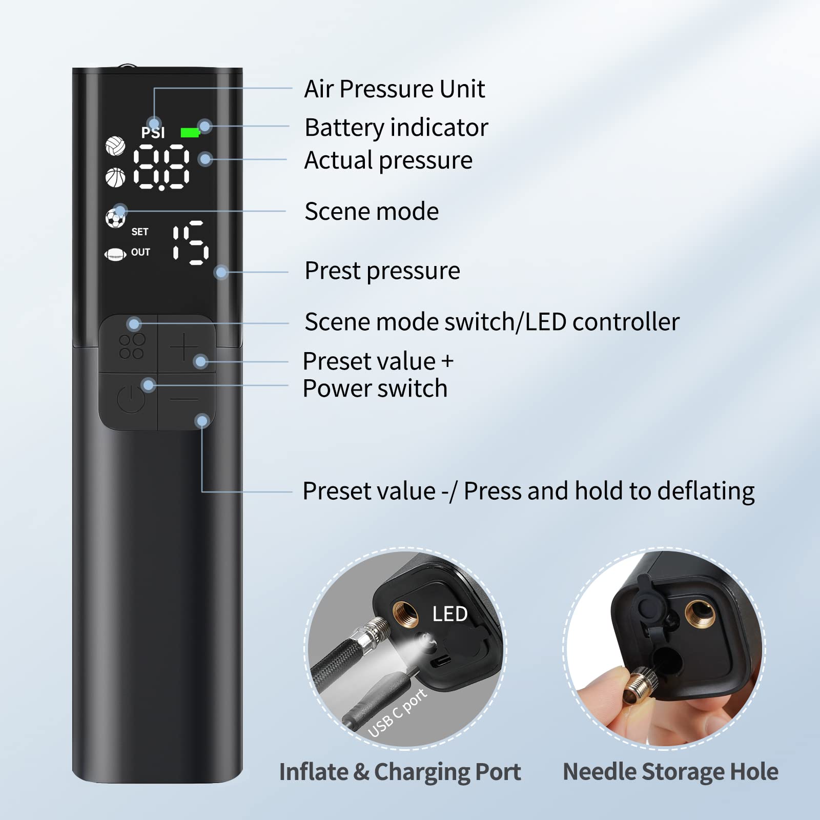 Pumteck MY01 digital controls and display for precise pressure advantage