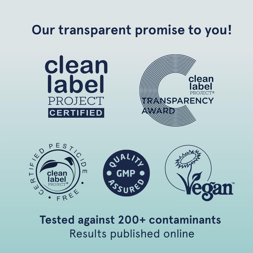 Puori M3 label detail with ingredients and batch transparency benefit