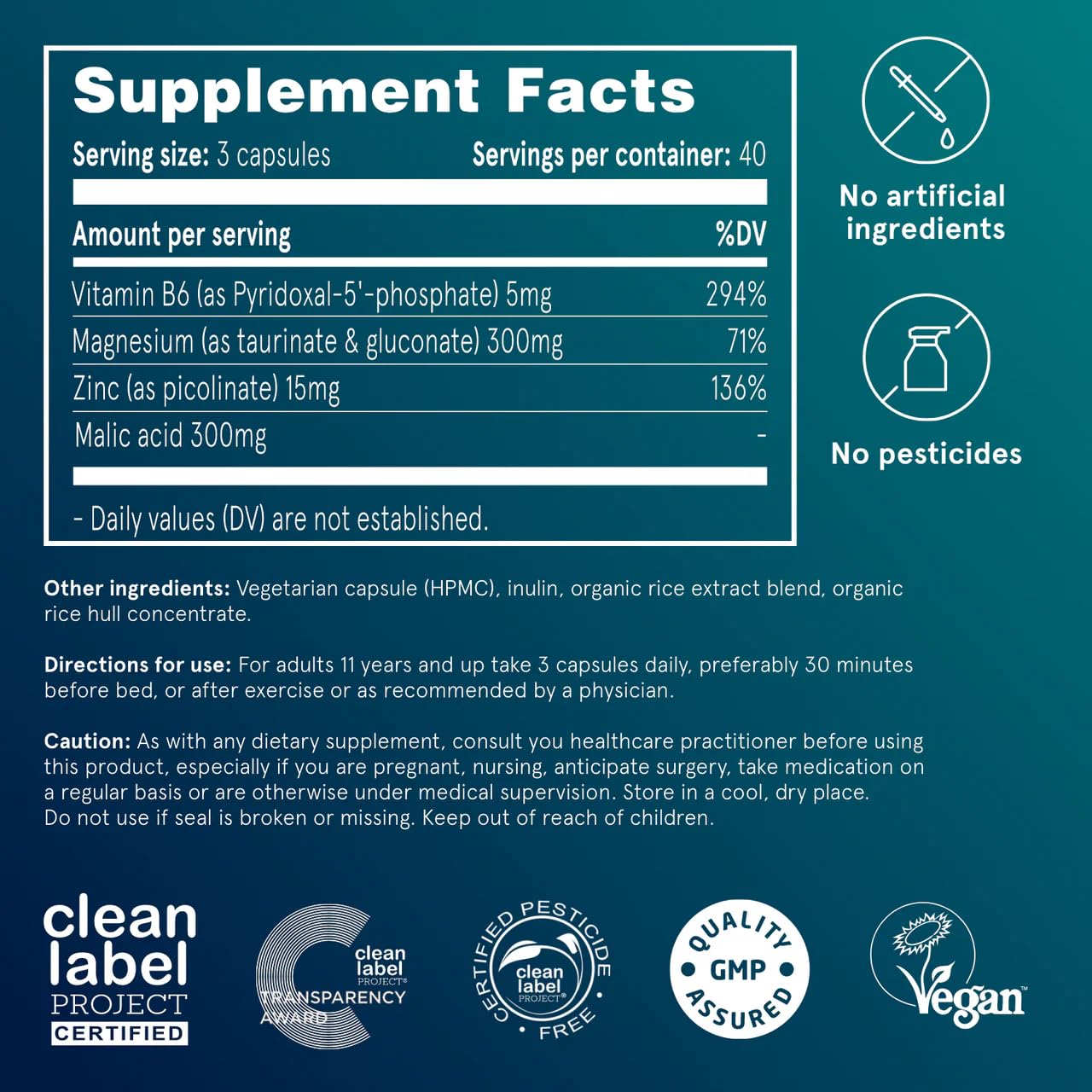 Puori M3 Clean Label Project report image showing purity assurance