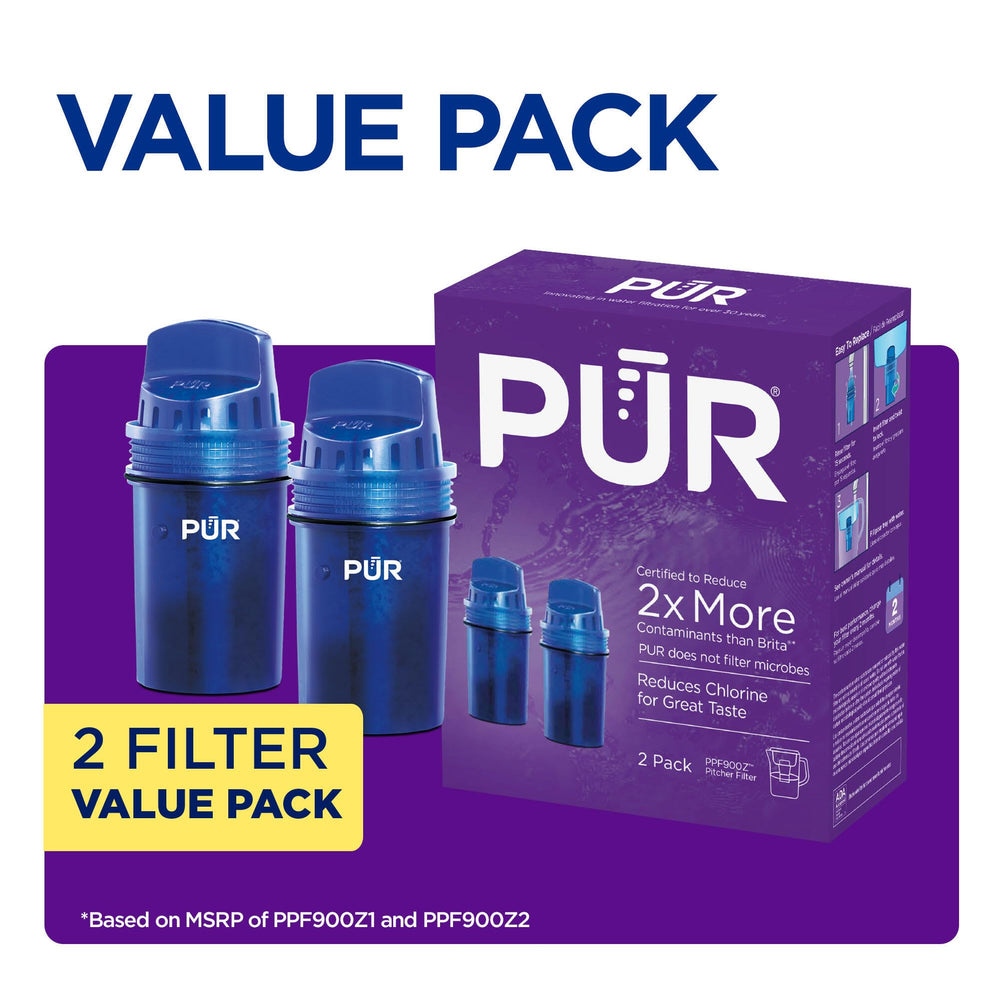 PUR filter close-up of filtration media demonstrating effective contaminant reduction