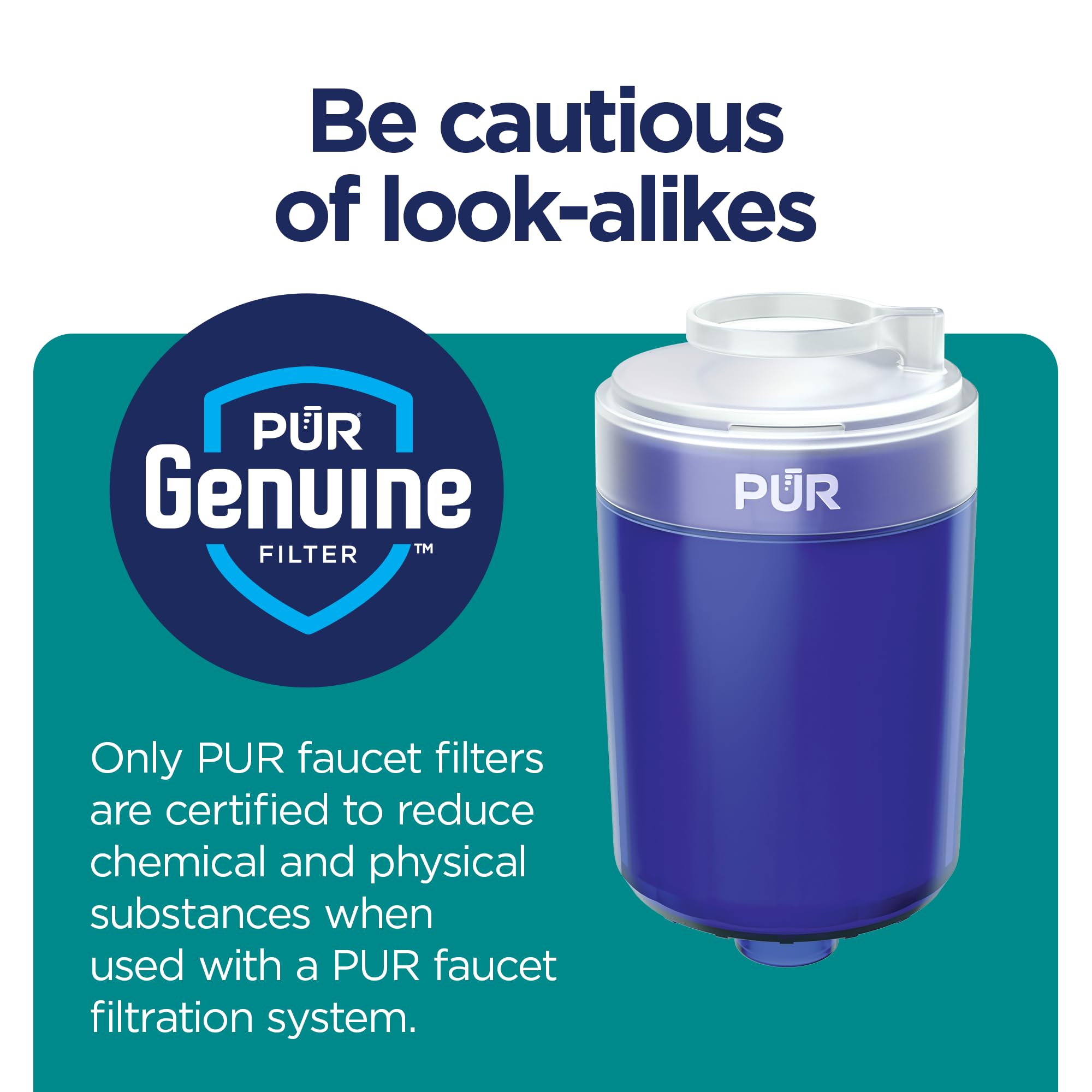 PUR filter in kitchen lifestyle showing everyday use