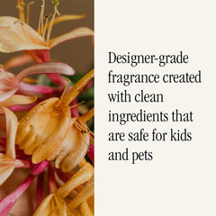 Pura honeysuckle in diffuser operating in modern living room