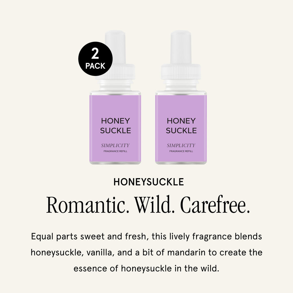 Pura honeysuckle vial close-up highlighting smart detection tip