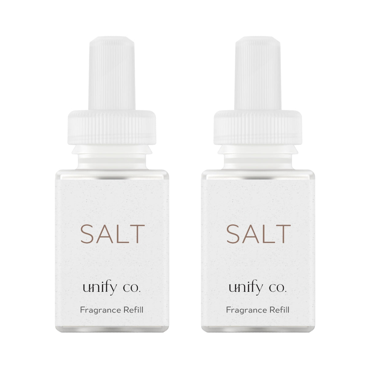 Pura cartridge two-pack front view showing Salt scent benefits