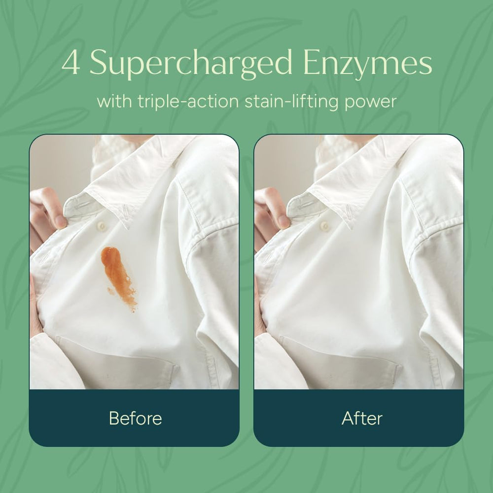 Puracy refill pouch being poured into cap with no spills