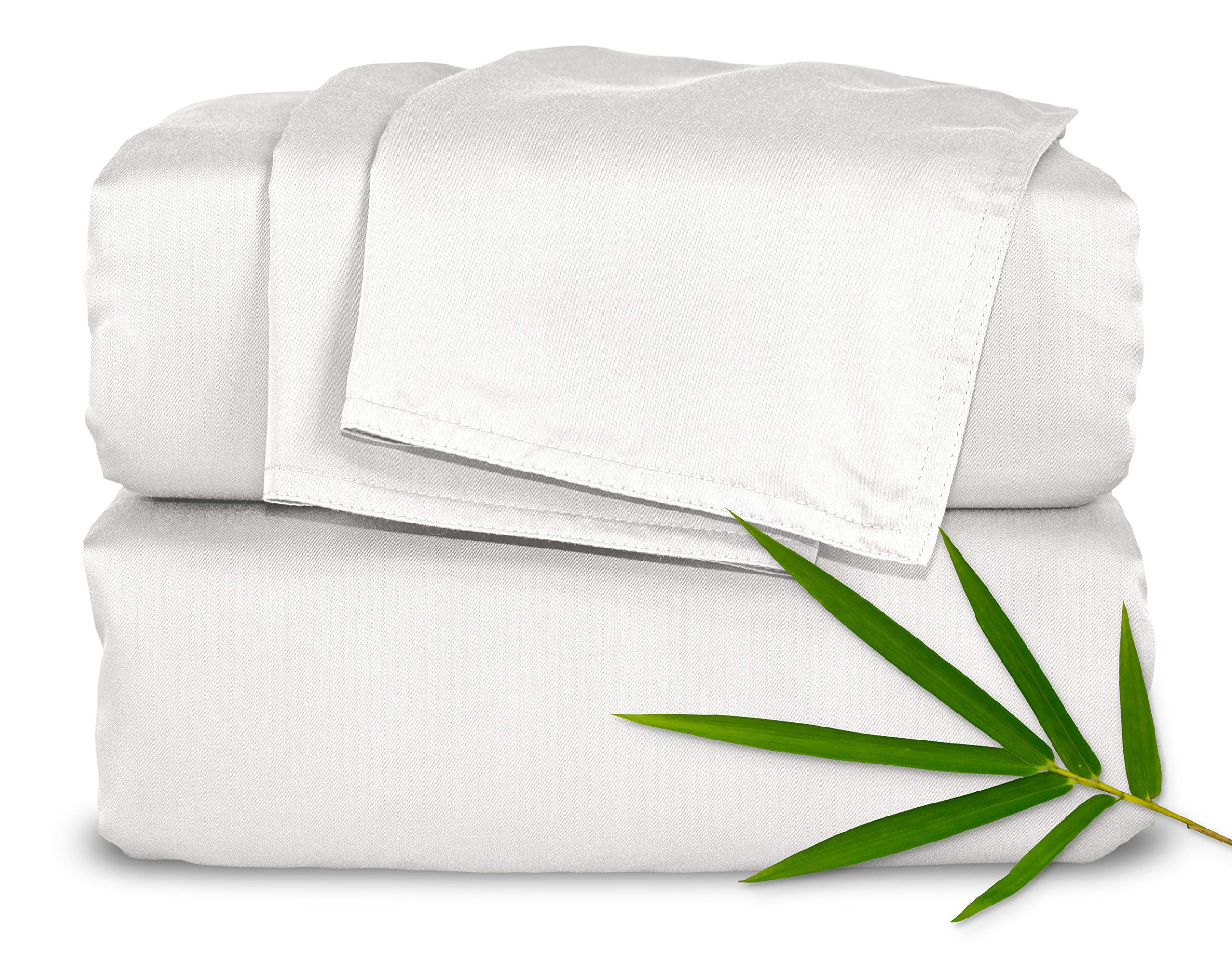 Pure Bamboo front packaging showing king sheet set and branding benefits