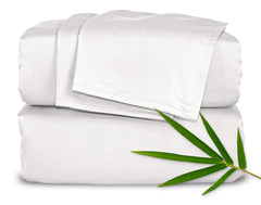 Pure Bamboo front packaging showing king sheet set and branding benefits