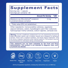 Pure Encapsulations capsule close up revealing sustained‑release matrix and quality