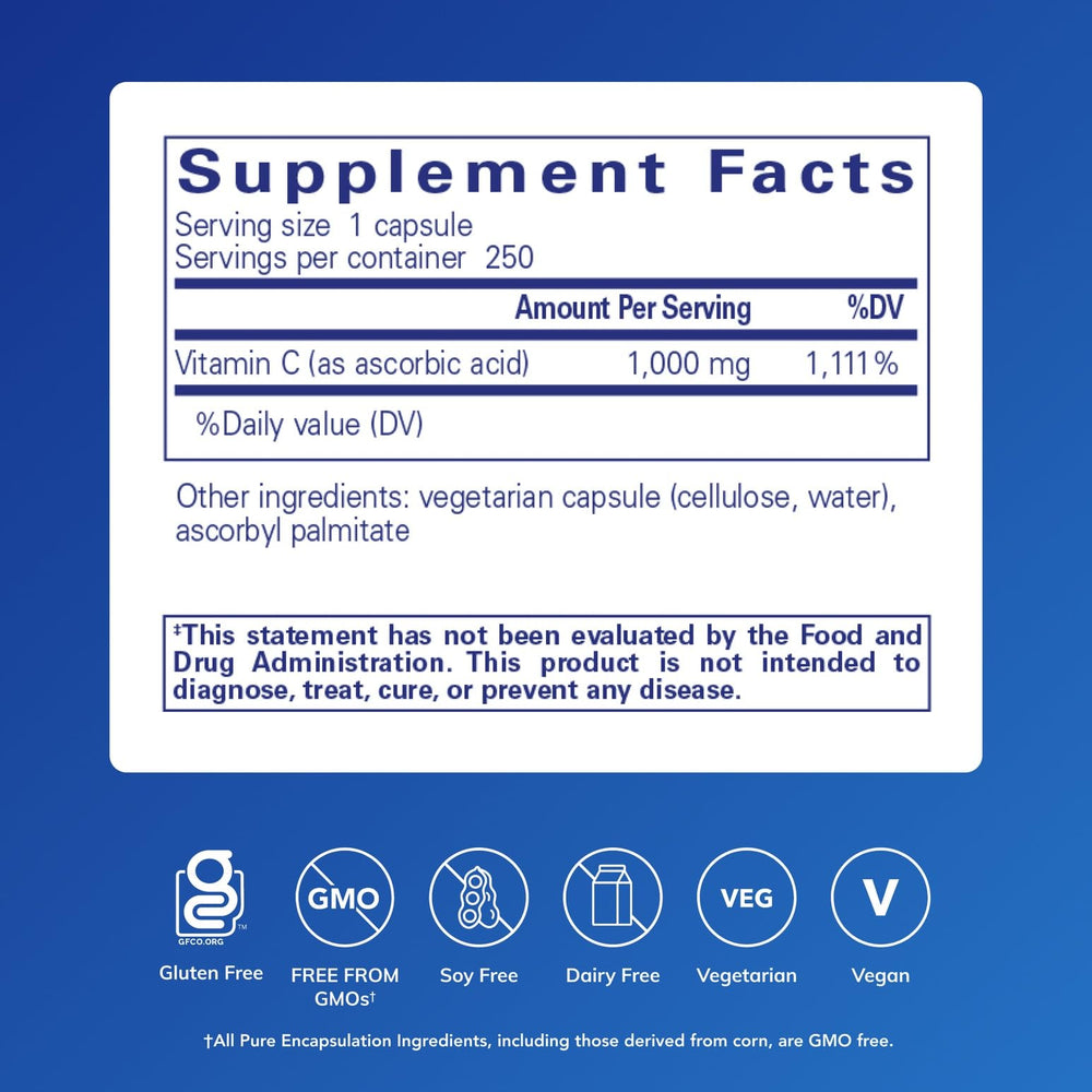 Pure Encapsulations capsule close-up highlighting texture and smooth finish for easy swallowing