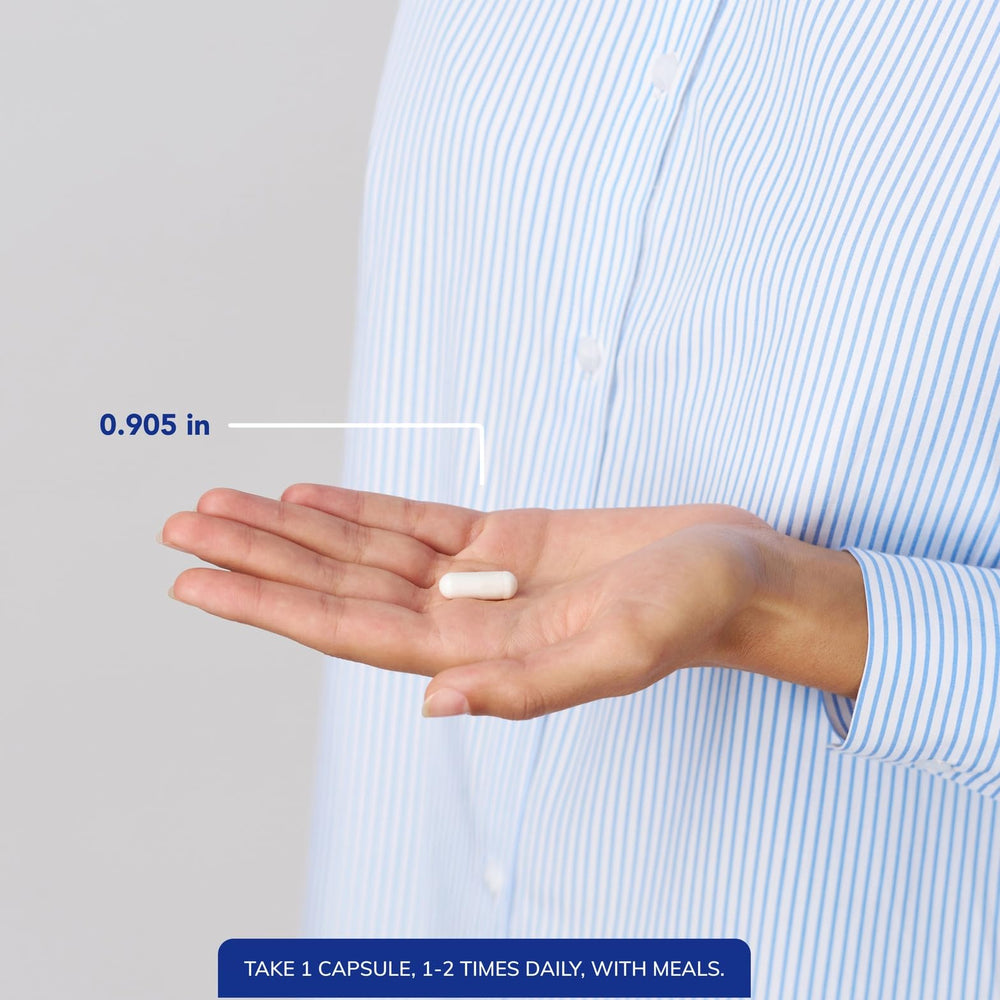 Label close-up on Pure Encapsulations choline bottle showing ingredient transparency and potency