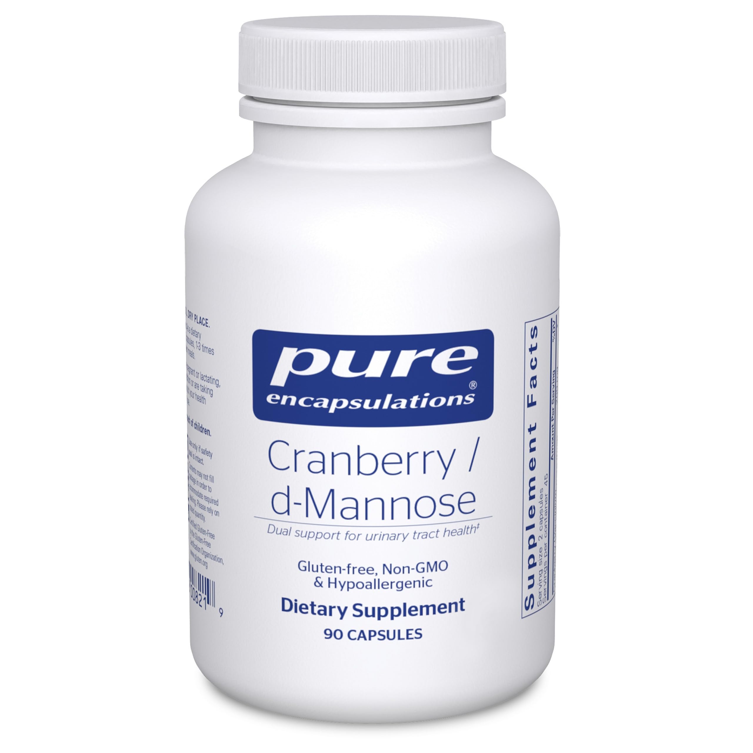 Pure Encapsulations front packaging showing product name and capsule count benefits