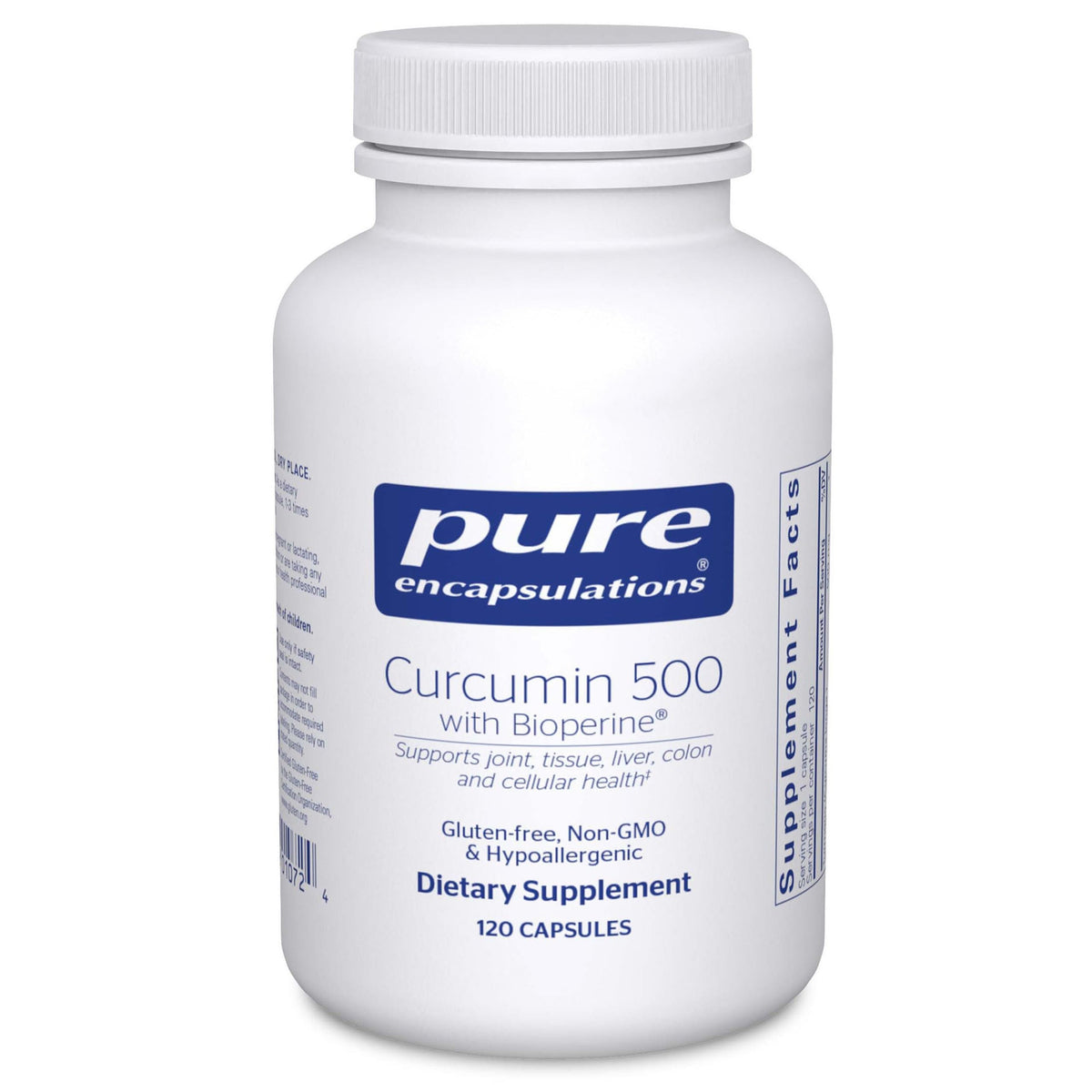 Pure Encapsulations front packaging showing clean label and quantity benefit