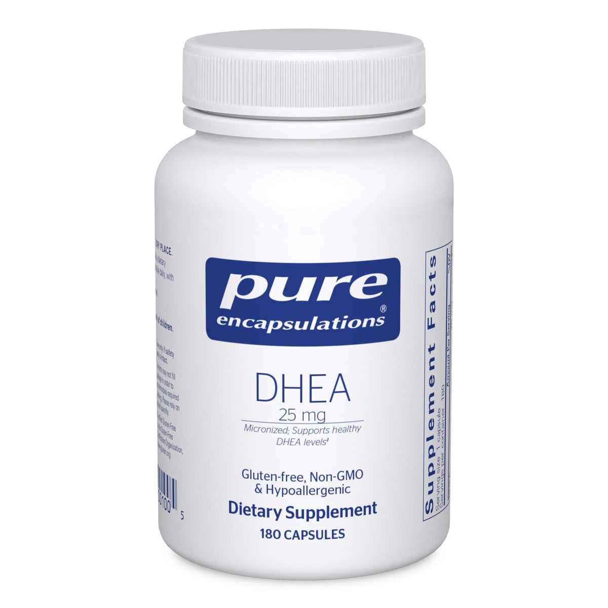 Pure Encapsulations bottle front label showing product name and clean formula benefits