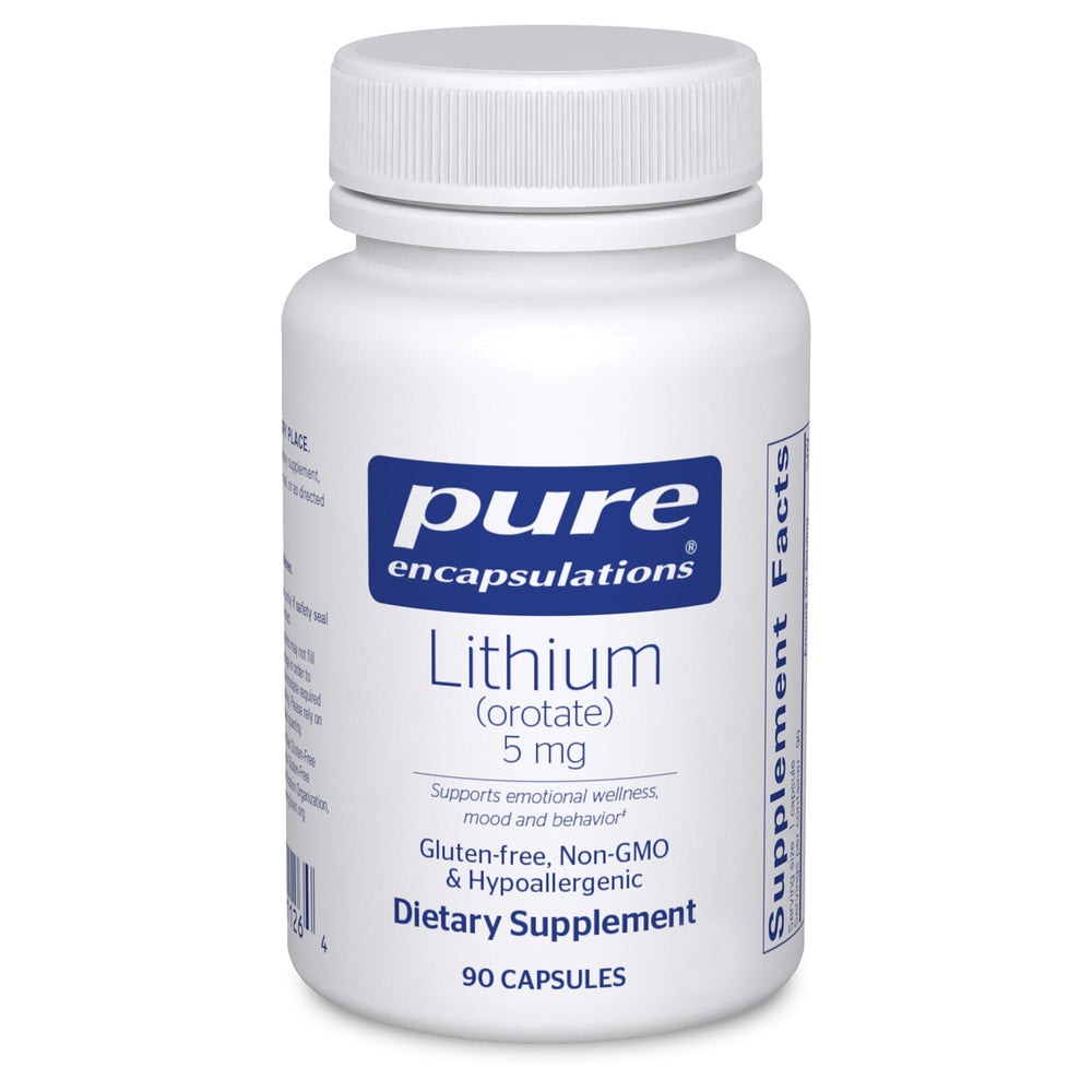 Pure Encapsulations front label showing product name and capsule count for clarity