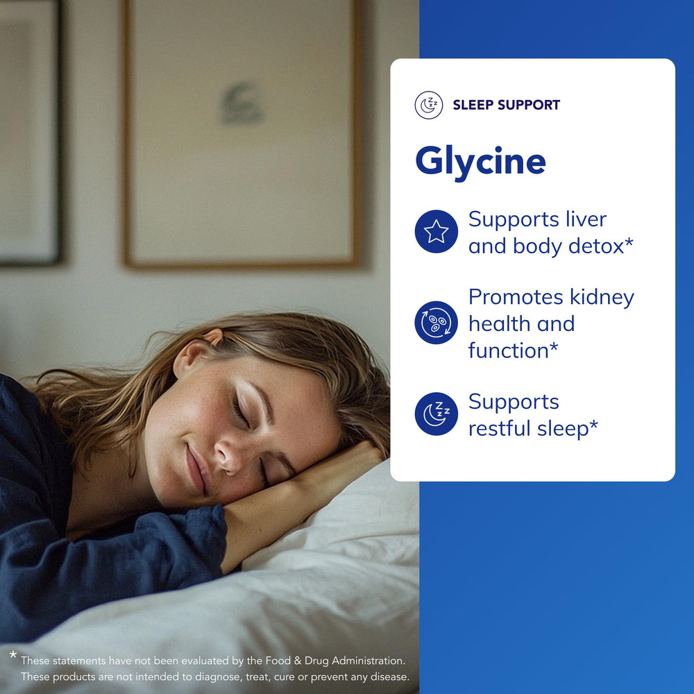 Pure Encapsulations Glycine single capsule close-up illustrating easy-to-swallow form