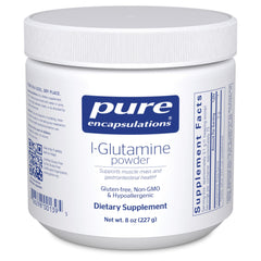 Pure Encapsulations tub front view showing clean packaging and ingredient clarity