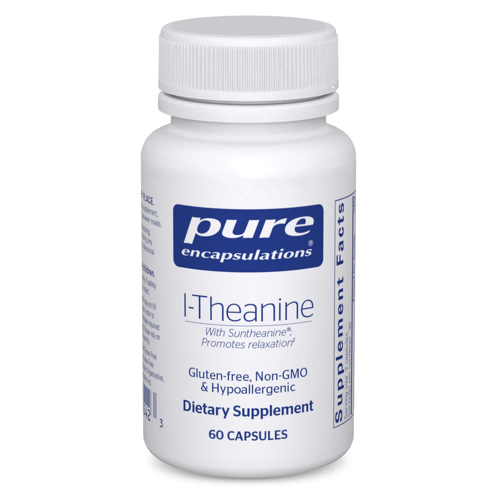 Pure Encapsulations front packaging showing clean label and calm focus benefit