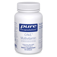 Pure Encapsulations front packaging shows bottle and label for clarity