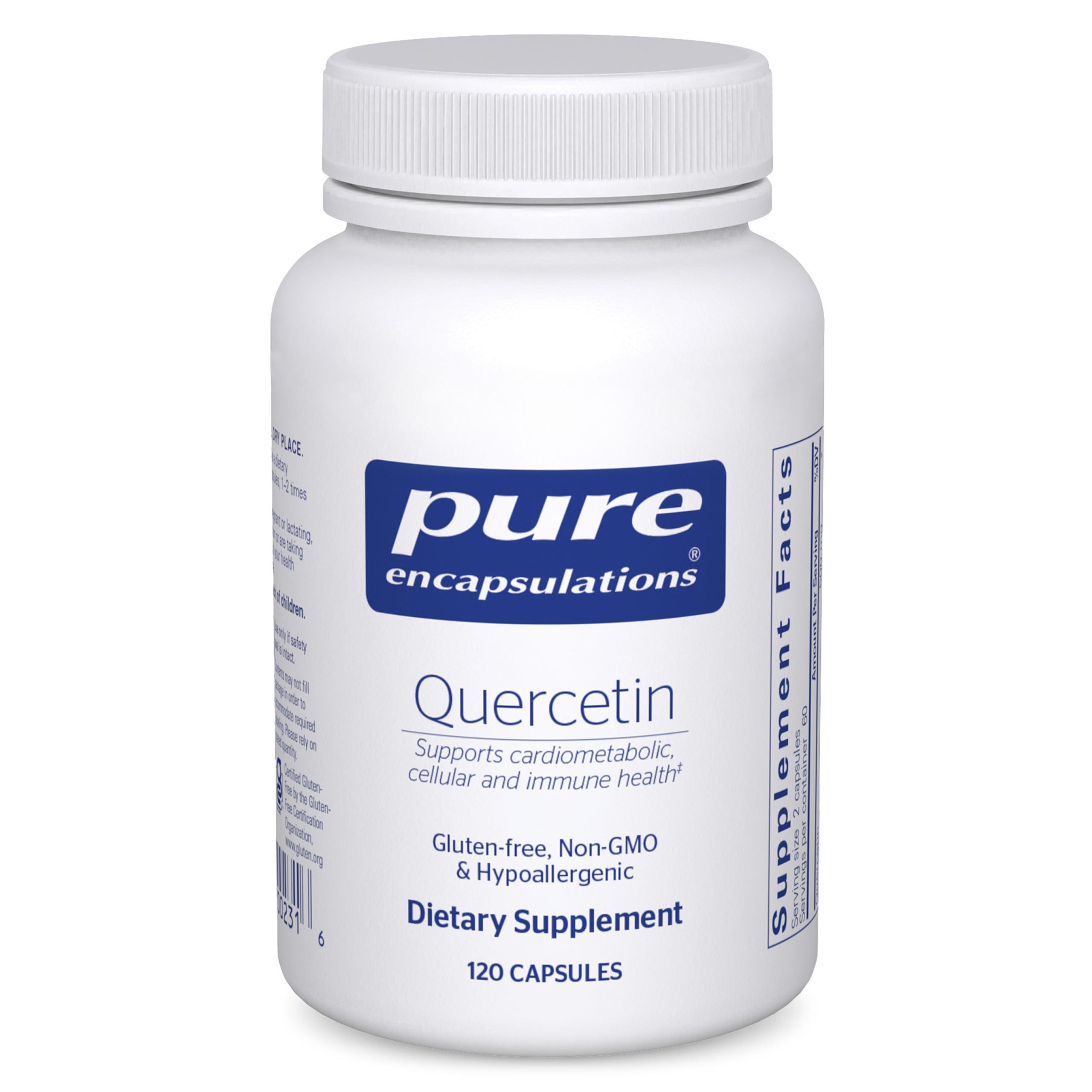 Pure Encapsulations front label showing product name and 500 mg strength clearly