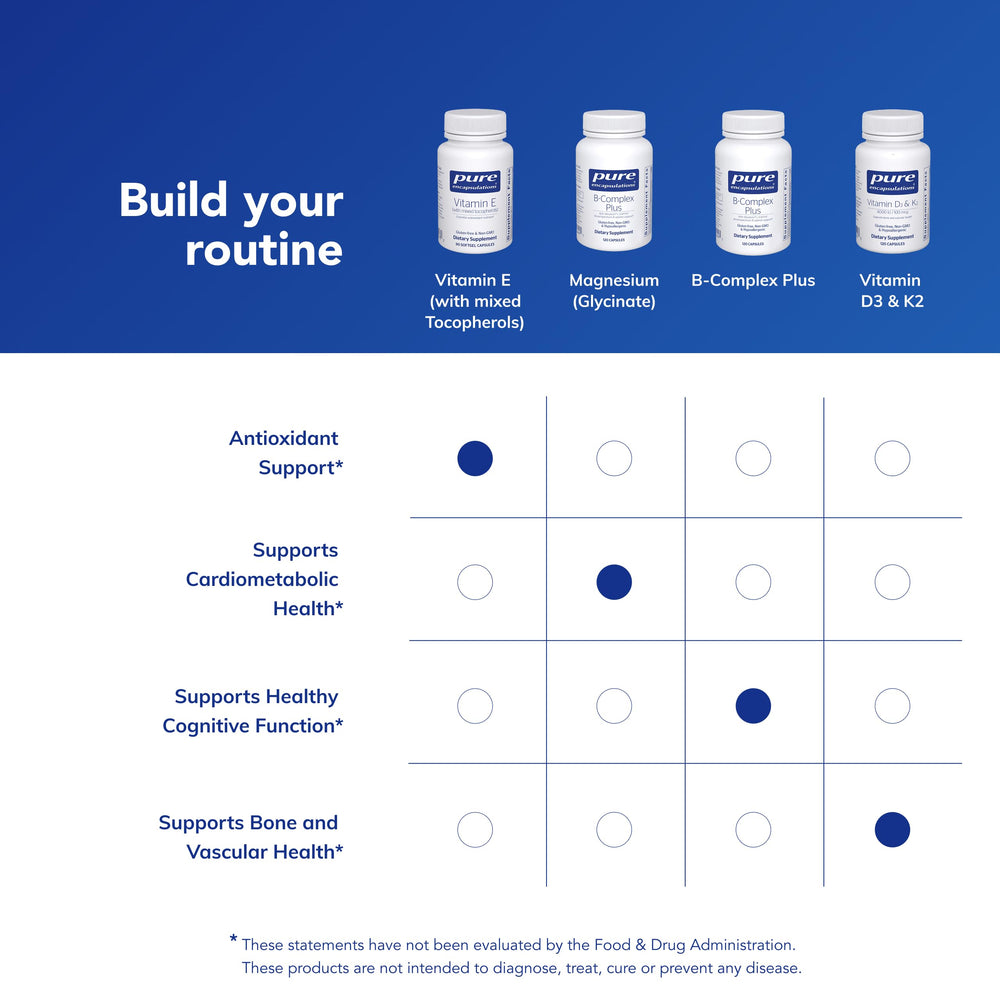 Pure Encapsulations bottle on kitchen counter showing everyday use convenience benefit