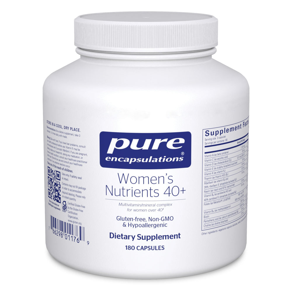 Pure Encapsulations front packaging showing clean multivitamin benefits