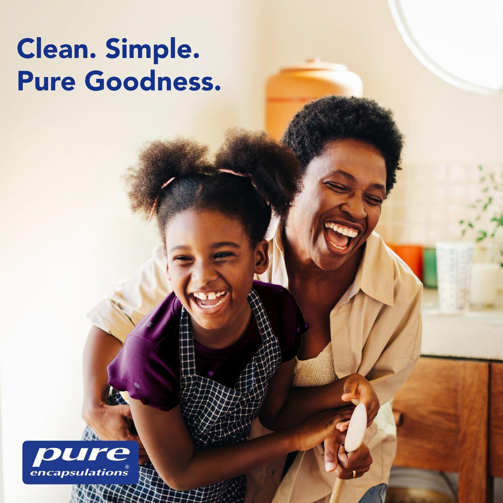 Pure Encapsulations bottle on breakfast table suggesting daily routine support